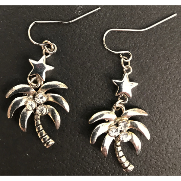 Christmas Palm Tree Earrings - Image 2