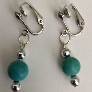 Turquoise Clip-on Earrings