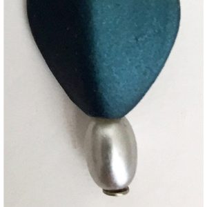 Royal Blue Bead Earrings - Image 5