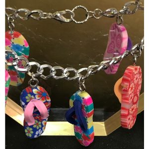 Silver Flip Flop Bracelet