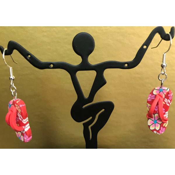 Silver Flip Flop Earrings