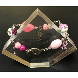 Breast Cancer Awareness and Crystal Bracelet - Image 2