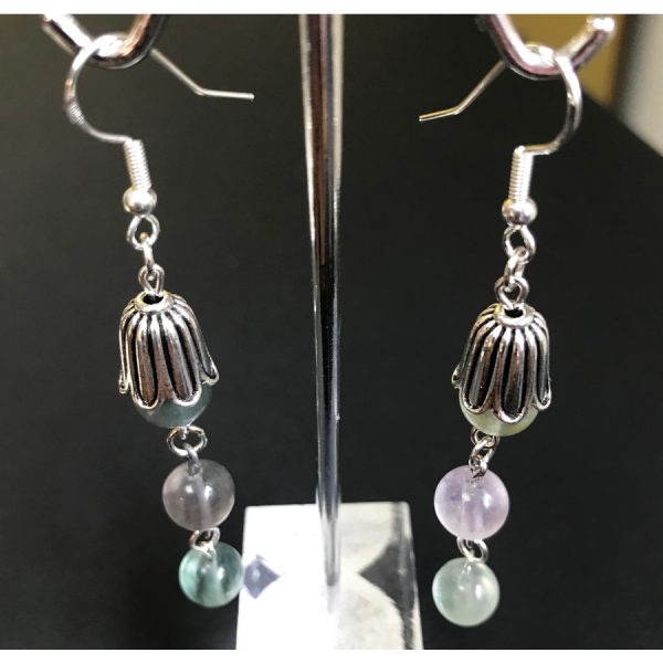 Rainbow Fluorite Earrings