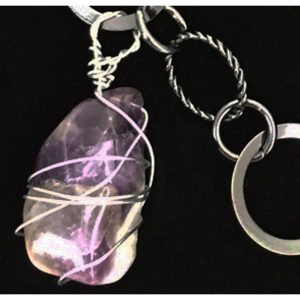 Amethyst and Elephant Necklace - Image 4