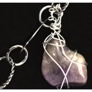 Amethyst and Elephant Necklace - Image 5