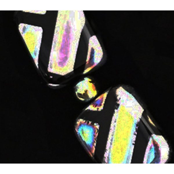 Multi-colored Lock and Key Necklace - Image 4