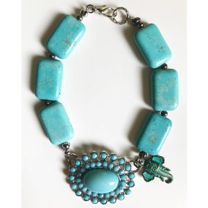 Turquoise Elephant Bracelet - Image 3