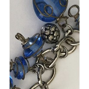 Blue Heart Charm Bracelet - Image 4