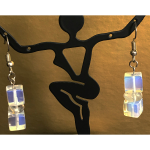 Modern Moonstone Earrings