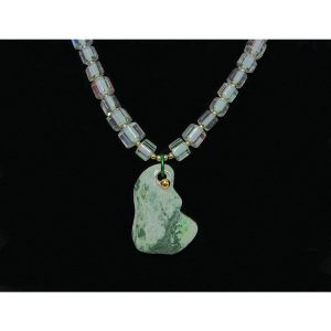 Green and White Jasper Necklace - Image 3