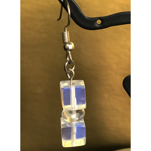 Modern Moonstone Earrings - Image 4