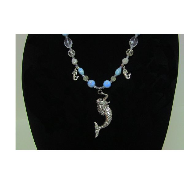 Crystal Mermaid Necklace - Image 3