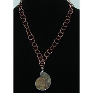 Nautilus Fossil Necklace