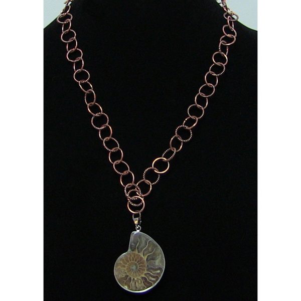 Nautilus Fossil Necklace