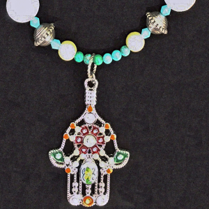 Turquoise Protective Hand Necklace