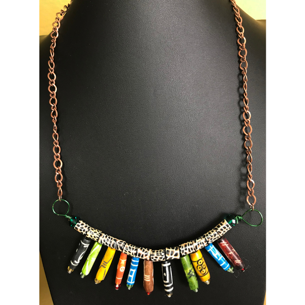 African Crayons Necklace