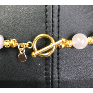 Amethyst, Diamond and Gold Necklace - Image 2
