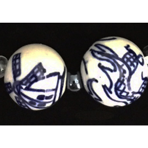 Dutch Delft Bead Necklace - Image 3