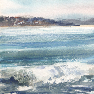 Nahant Beach and Boston Skyline - Image 3