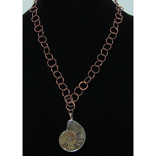 Nautilus Fossil Necklace