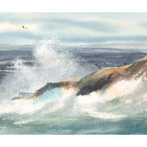 Rough Seas, Monhegan Island - Image 2