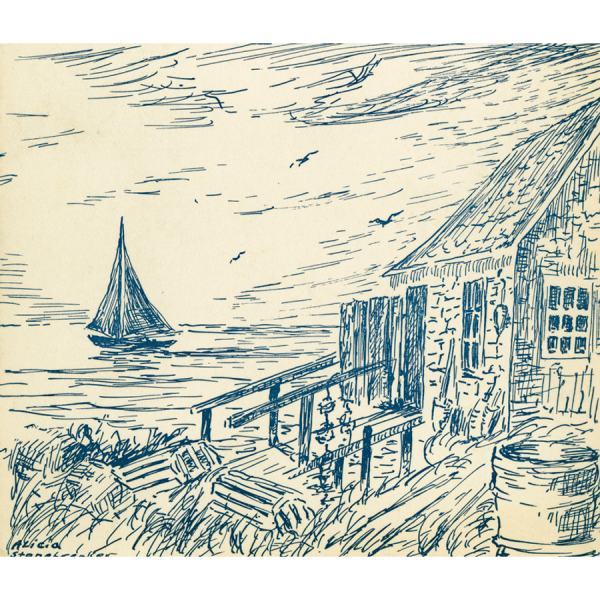 Sailboat and Lobster House, Sebasco Estates, Maine