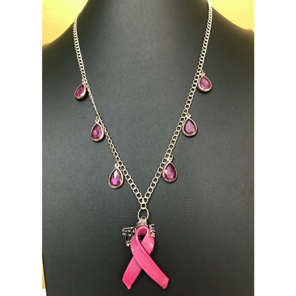 Sparkle Like A Star Breast Cancer Awareness Necklace