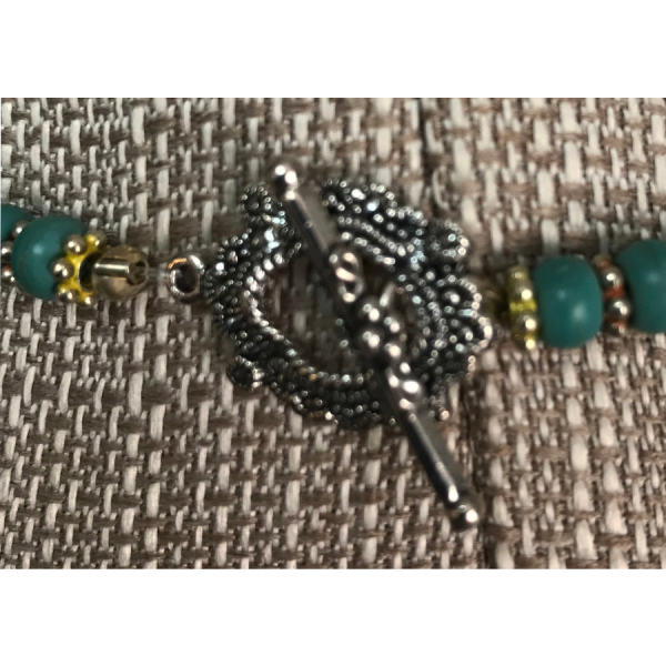 Turquoise Cowgirl’s Heart Necklace - Image 2