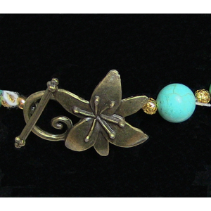 Turquoise Phoenix Bird Necklace - Image 2