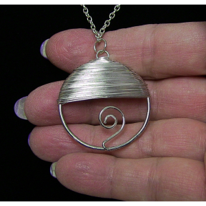 Wire Wrapped Cabochon Necklace - Image 2