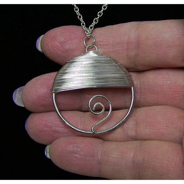 Wire Wrapped Cabochon Necklace - Image 2