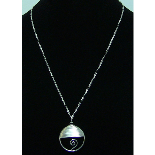 Wire Wrapped Cabochon Necklace