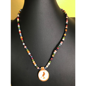 Wooden Bird Necklace
